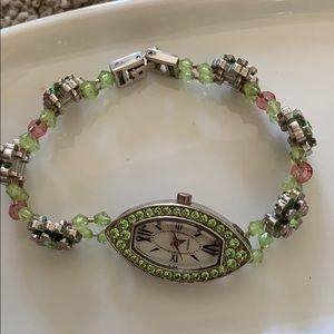 Watch flowers bracelet